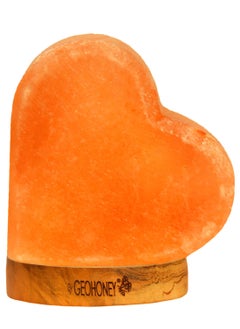 GEOHONEY Geohoney - Himalayan Salt Lamp with USB Mini Heart Shape  - Image 1