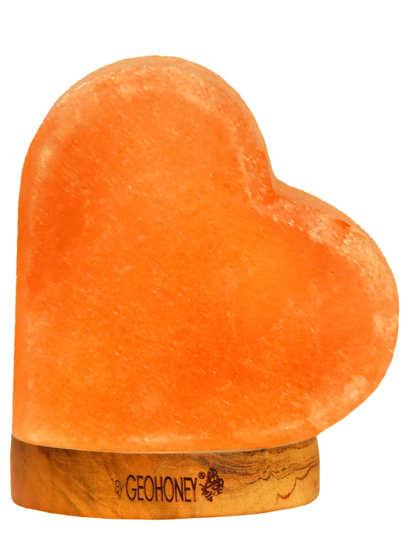 Geohoney - Himalayan Salt Lamp with USB Mini Heart Shape - Image 1