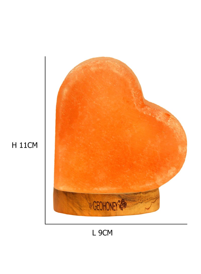 Geohoney - Himalayan Salt Lamp with USB Mini Heart Shape - Image 3