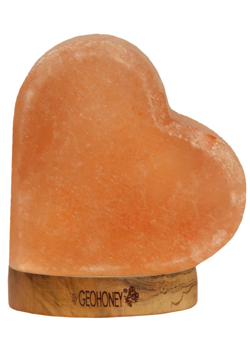 Geohoney - Himalayan Salt Lamp with USB Mini Heart Shape - Image 2