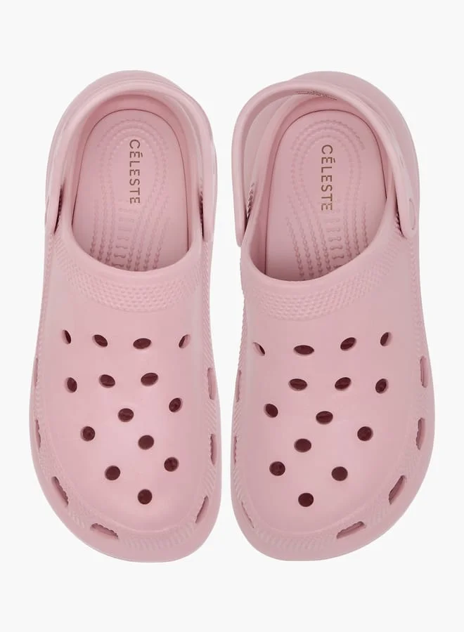 سيليست قباقيب نسائية بتفاصيل مقصوصة وحزام خلفي