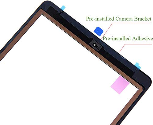 Dedyel Black Screen Replacement Compatible for iPad 7 7th Gen 2019 / iPad 8 8th Gen 2020 10.2" (A2197 A2198 A2200 A2270 A2428 A2429 A2430) Without Home Button +Pre-Installed Adhesive +Professional Tool Kit - Image 2