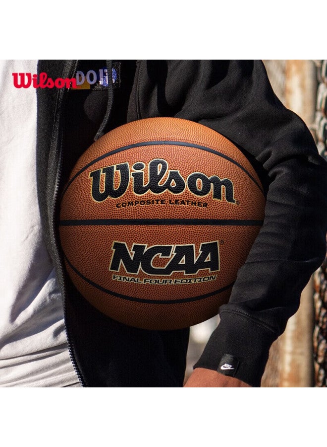 Wilson Ncaa Official Game Basketball For Indoor And Outdoor Professional Competition, Standard Match Ball Wtb1233Ib07Cn - Image 4