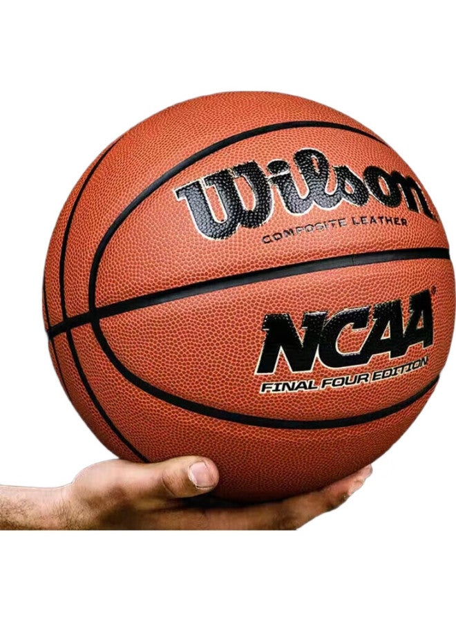 Wilson Ncaa Official Game Basketball For Indoor And Outdoor Professional Competition, Standard Match Ball Wtb1233Ib07Cn - Image 1
