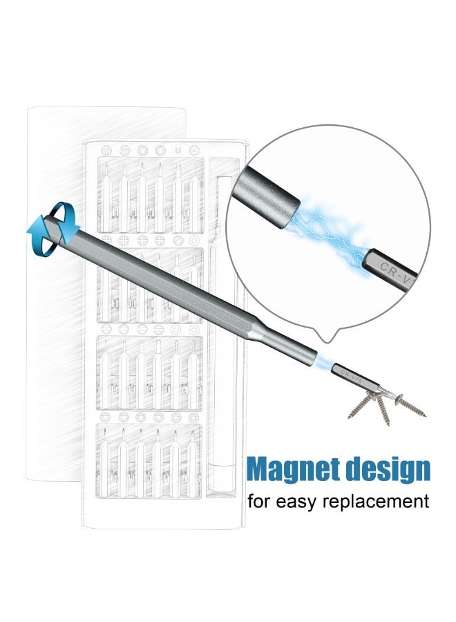Hayat Comfort 25-in-1 Mini Screwdriver Set, Magnetic Precision Screwdriver Set, Repair Tool Kit, Repair Tool Kit for Phone, Laptop, Watch, Eyeglasses and Electronics DIY - Image 4