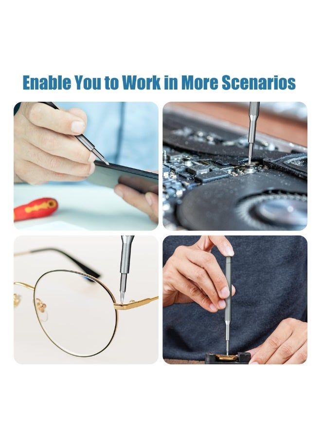 Hayat Comfort 25-in-1 Mini Screwdriver Set, Magnetic Precision Screwdriver Set, Repair Tool Kit, Repair Tool Kit for Phone, Laptop, Watch, Eyeglasses and Electronics DIY - Image 5