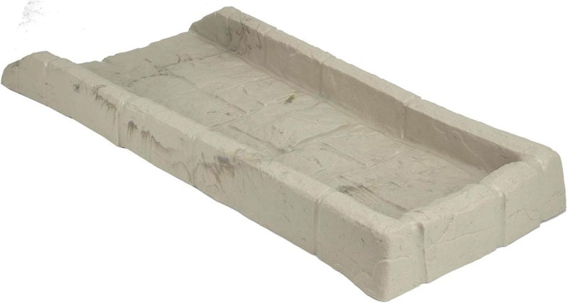 suncast 10 Pack Easy Assembly Outdoor Decorative Poly Composite Rain Gutter Downspout Splash Block Effective in Any Type of Weather, Stone Light Taupe - Image 4