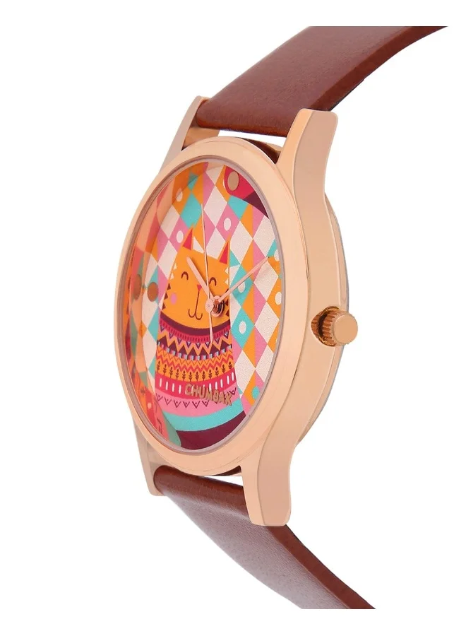 Chumbak Aztec Cats Wrist Watch