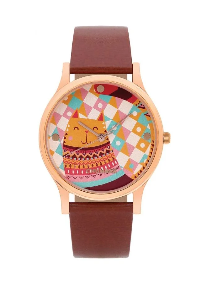 Chumbak Aztec Cats Wrist Watch