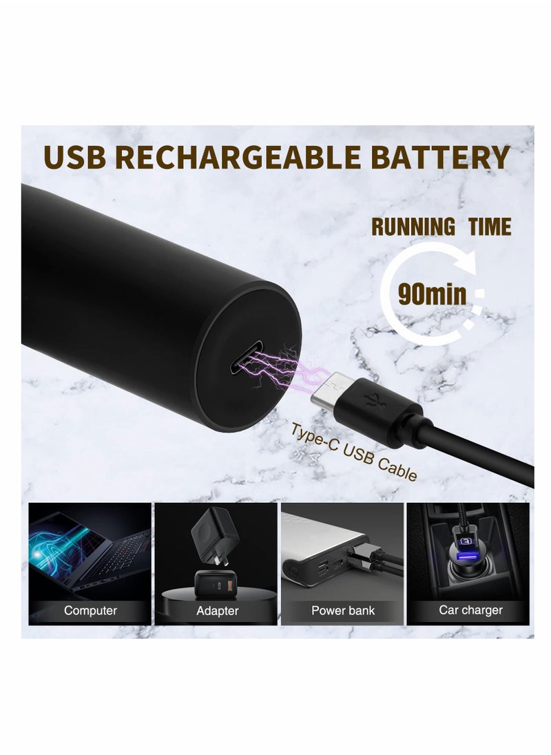 SYOSI - Rechargeable Nose Trimmer for Men and Women Ear and Nose Hair Trimmer Professional Painless Eyebrow & Facial Hair Trimmer Nasal Hair Clippers Waterproof Dual Edge Blades Easy Cleansing - Image 1