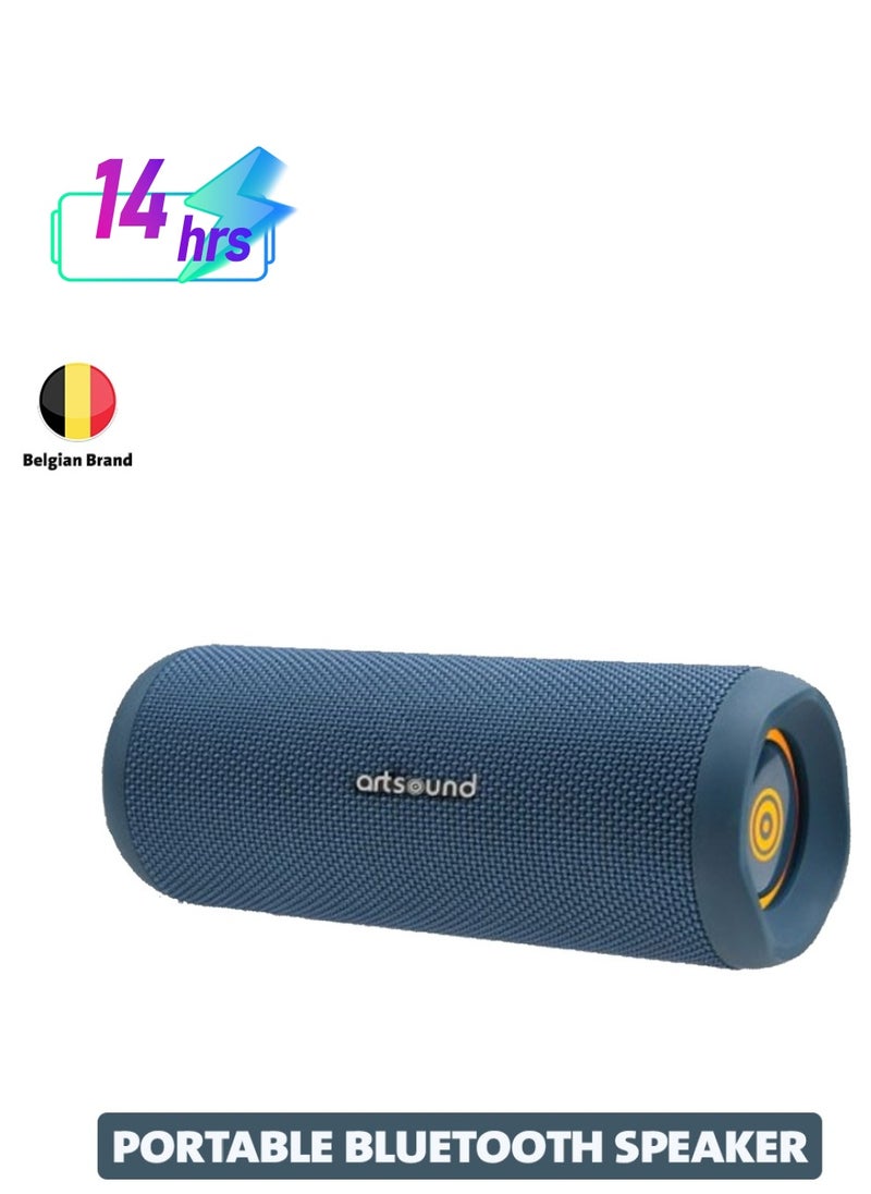 ART SOUND Waterproof Portable Bluetooth Speaker Powerful Sound and Deep Bass 14h Play Time Safe USB-C Charging Protection Medium  - Image 1
