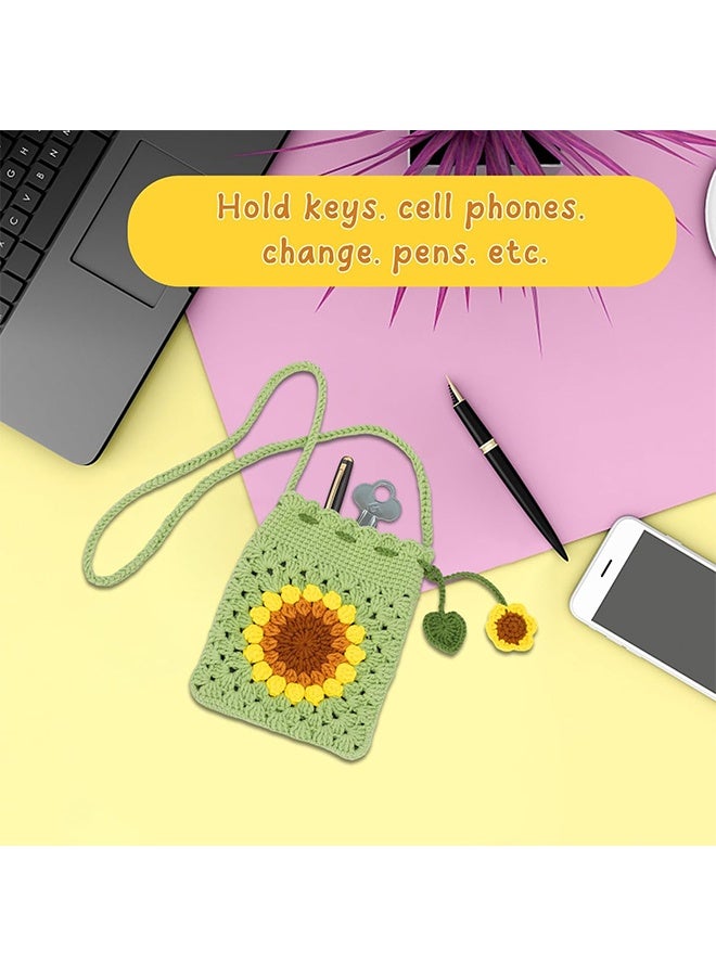 GIFT Crochet Kit for Beginners Phone Bag Beginners Crochet Kit, Crochet Craft Starters Kits for Adults with Easy Step-by-Step Video Tutorials - Image 3