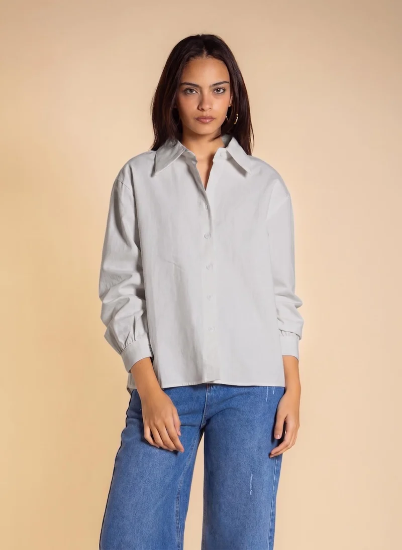 SHAPES MIDWEIGHT COTTON SHIRT