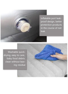 Rabos Car Travel Bed 138 * 85 * 45Cm Suv Air Mattresses Car Inflatable Travel Bed For Camping Children Rear Double Adjustable Sleeping Pad Airbed Seat Cover  - Image 5