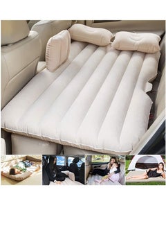 Rabos Car Travel Bed 138 * 85 * 45Cm Suv Air Mattresses Car Inflatable Travel Bed For Camping Children Rear Double Adjustable Sleeping Pad Airbed Seat Cover  - Image 1