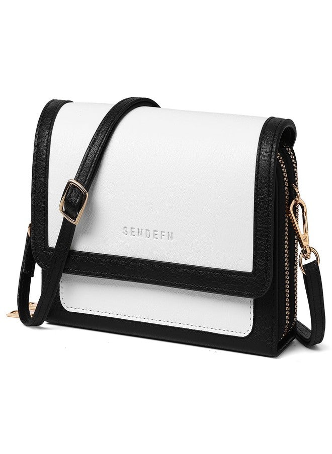 SENDEFN Small Crossbody Bags for Women Leather Cross Body Purses Designer Handbags Shoulder Bag - Image 1