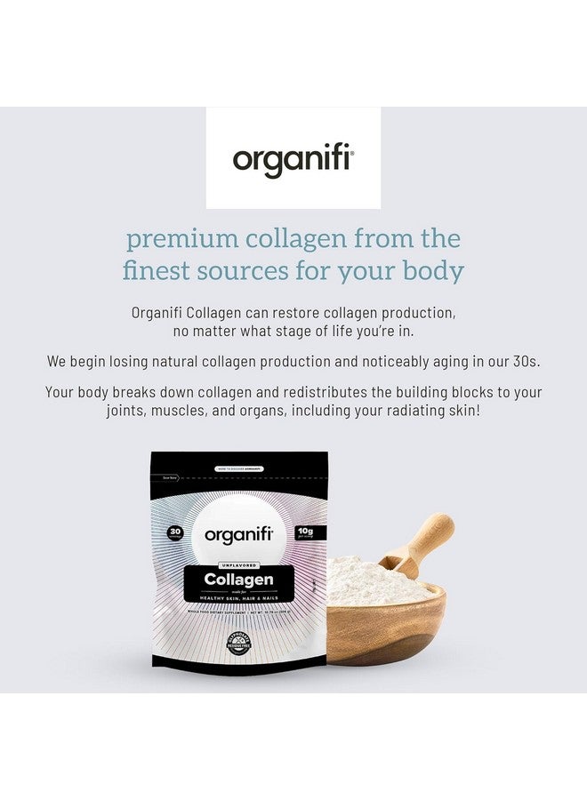 Organifi Organifi Collagen Powder - Fuller Hair, Stronger Nails, and Radiant Skin - Replenish and Rebuild Your Body - Gluten-Free, Dairy-Free, and Soy-Free Hydrolyzed Multi Collagen Peptides, 30 Servings - Image 4