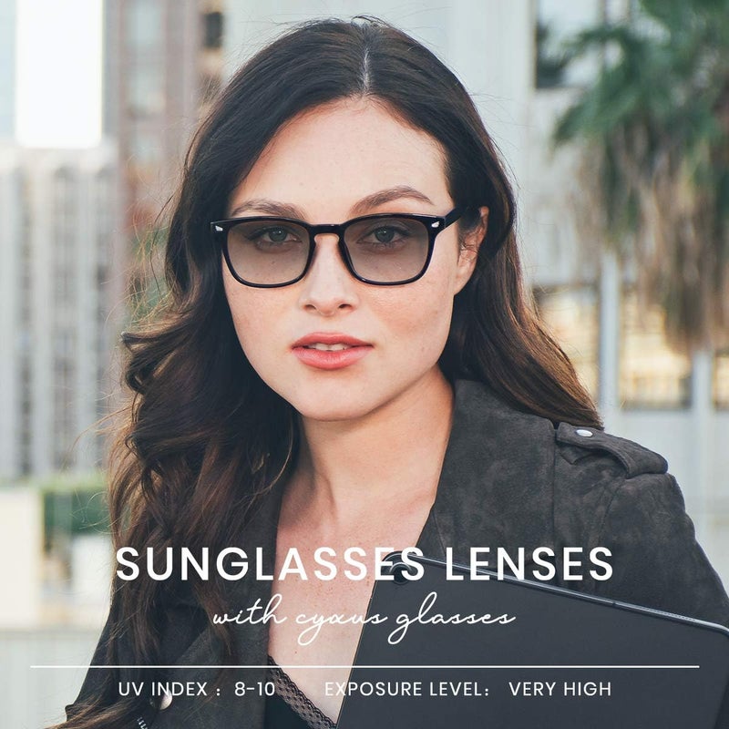 Cyxus Blue Light Glasses for Men Women Reduce Eye Strain UV Blocking for Computer Screen 8082 - Image 2