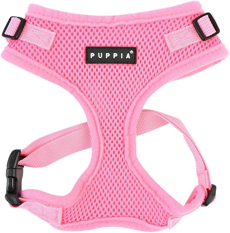 Puppia Authentic RiteFit Adjustable Neck Harness for Dogs, Pink, Extra-Large - Image 1