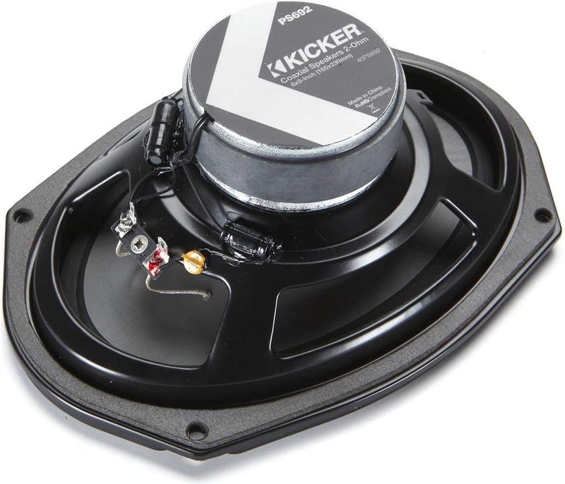 KICKER 40PS692 6x9" Coaxial Speakers - 180 Watts Peak, Weather-Resistant - Image 3