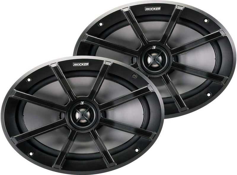 KICKER 40PS692 6x9" Coaxial Speakers - 180 Watts Peak, Weather-Resistant - Image 1