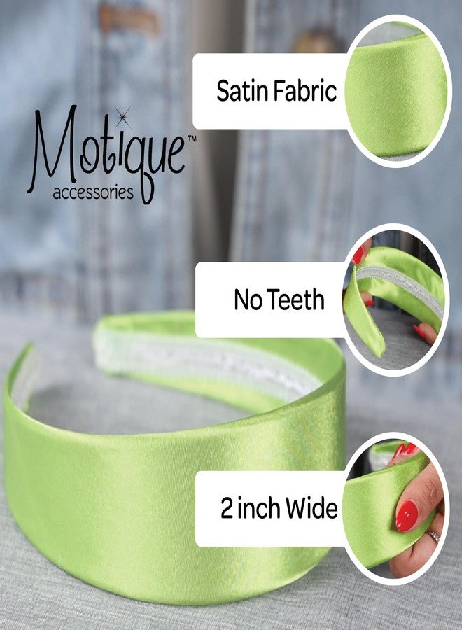 موتيك أكسيسوريز طوق رأس من الساتان النحاسي بعرض 2 بوصة من موتيك أكسسواريز - Image 4