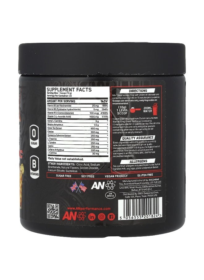 Abe - ABE, Shred-X, Extreme Thermogenic Powder, Lemon Iced Tea, 10.58 oz (300 g) - Image 1
