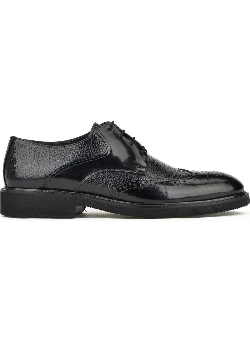 Ziya , Men's Leather Shoes 141145Z625 Black