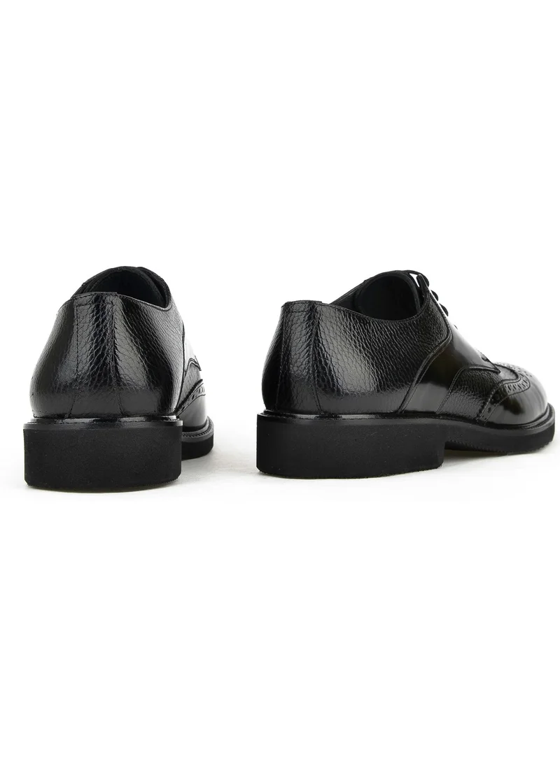Ziya , Men's Leather Shoes 141145Z625 Black
