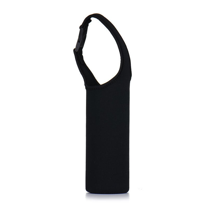 Insulated Cartoon Cup Sleeve Neoprene Simple Design Solid black 
