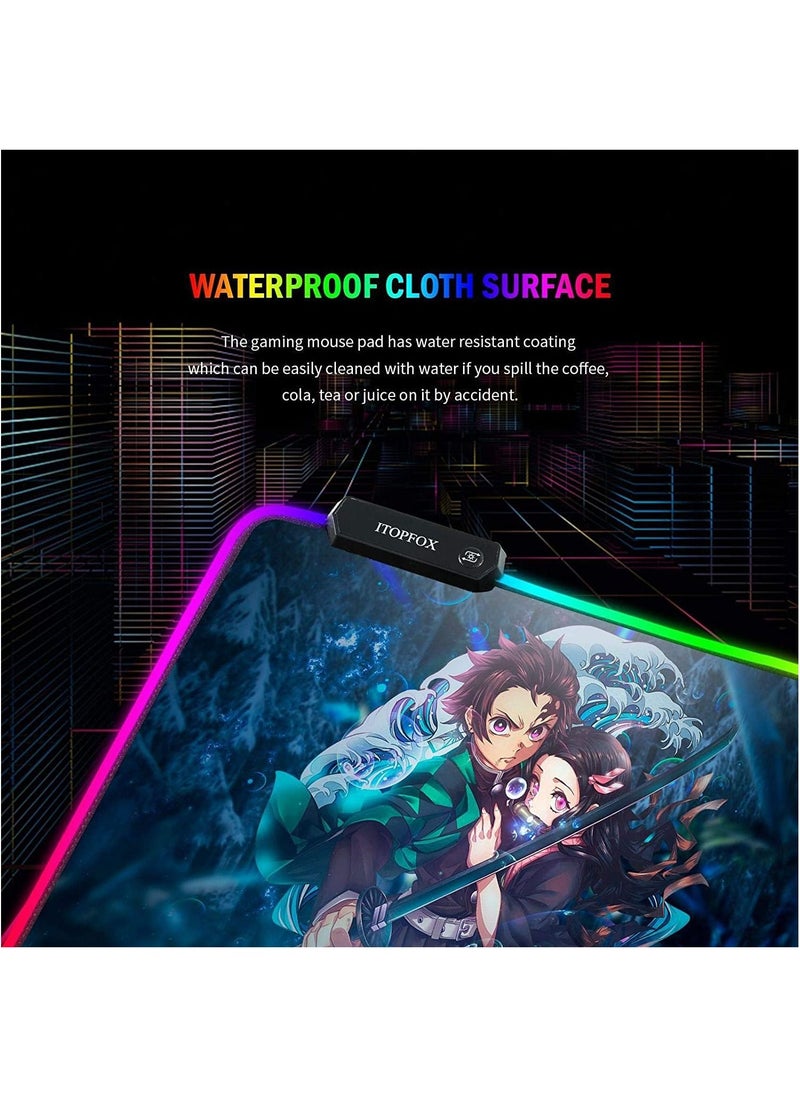 RGB Gaming Mouse Pads Anime Mouse Pad Luminous Color Computer Keyboard Mat Non-Slip Rubber Base Mouse Mat-30*80cm - pzsku/ZD8CE0C27AA66D709062AZ/45/_/1687603796/db4d5933-8ed6-493f-a17e-55ff868c1ca9