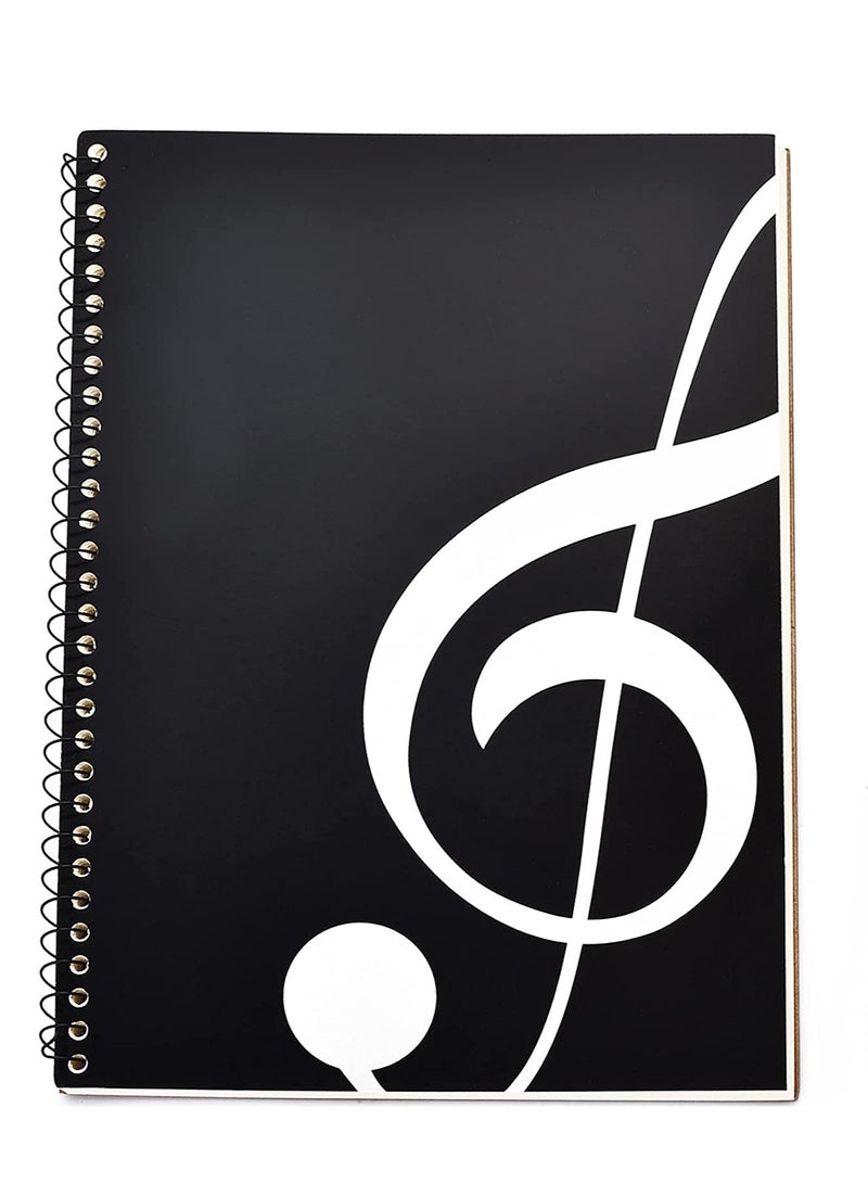 Music Notebook Blank Sheet Composition Manuscript Staff Paper Writing with 50 s - Image 1