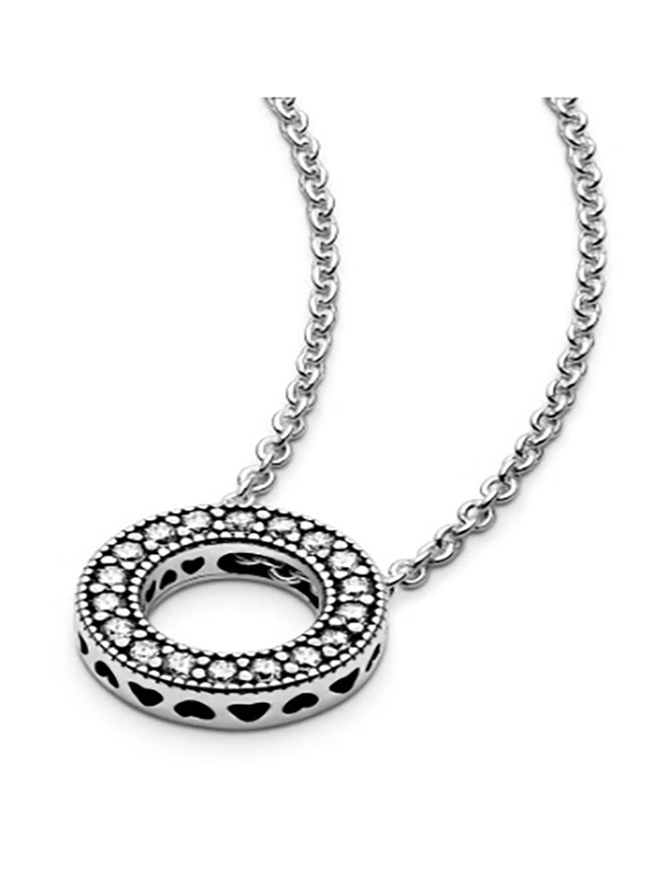 Pandora Violet Jewelry 925 Sterling Silver Cubic Zirconia Necklace  - Image 2