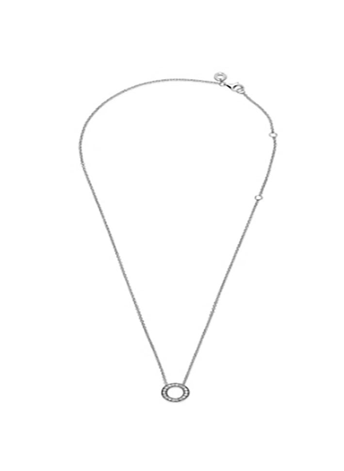 Pandora Violet Jewelry 925 Sterling Silver Cubic Zirconia Necklace  - Image 3