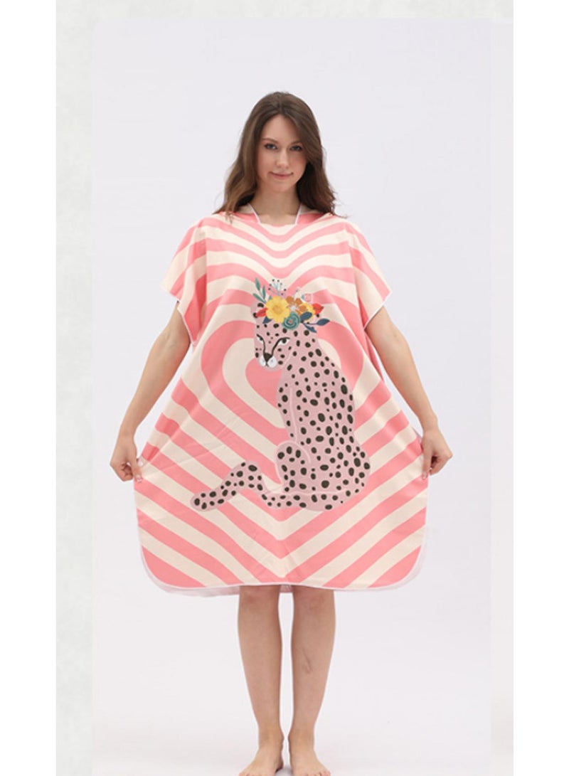general 80*100*35cm Quick Dry Cape Cape Easy Change Bathrobe - Image 2
