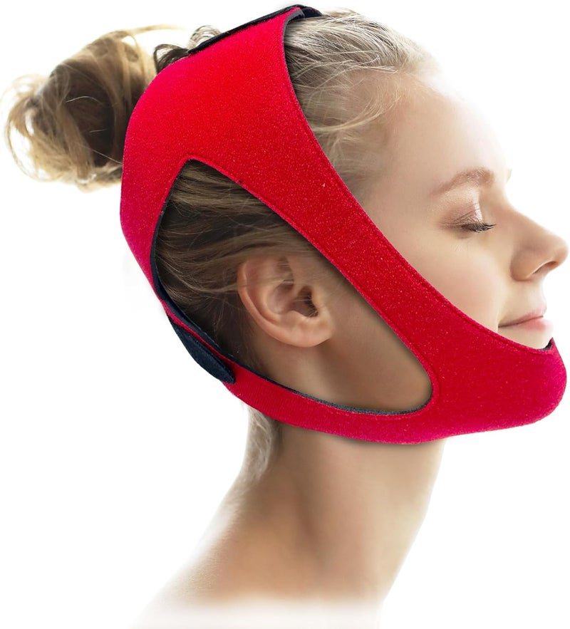 Anti Snoring Chin Strap for Men and Women CPAP Users - Size XL Adjustable - Snore Stopper - Snore Solution for Excessive Snoring