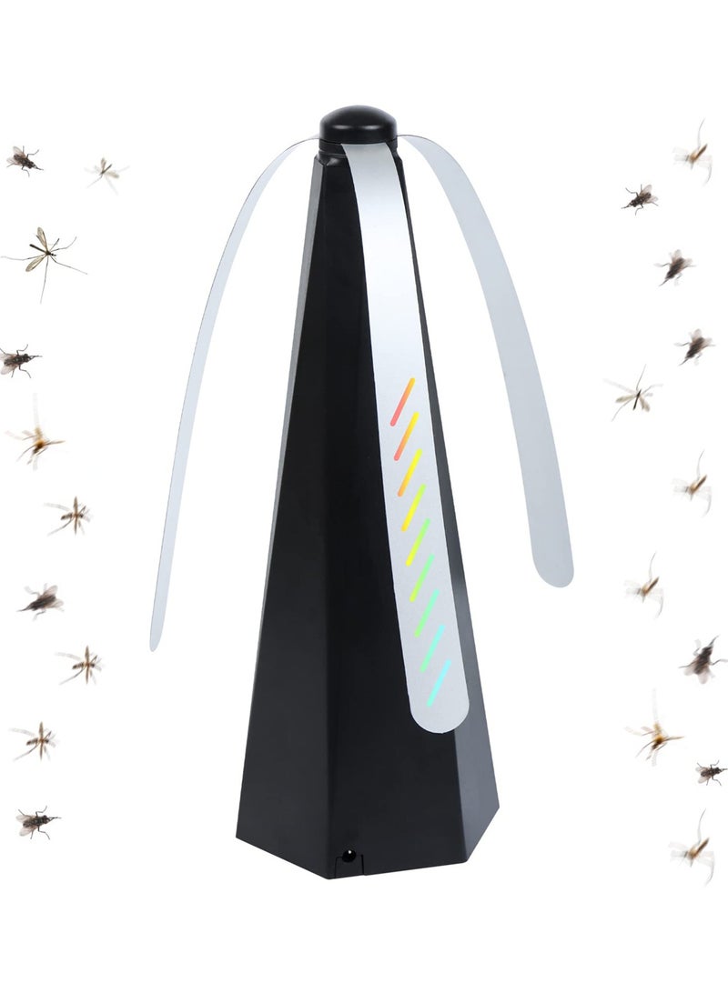 SOLARAE Outdoor Dining Fly Repellent Fan - Keep Flies and Bugs Away from Food at Picnics and Tables (1 Piece, Black) - Effective Fly and Mosquito Repeller for Enjoyable Outdoor Experiences. - Image 1