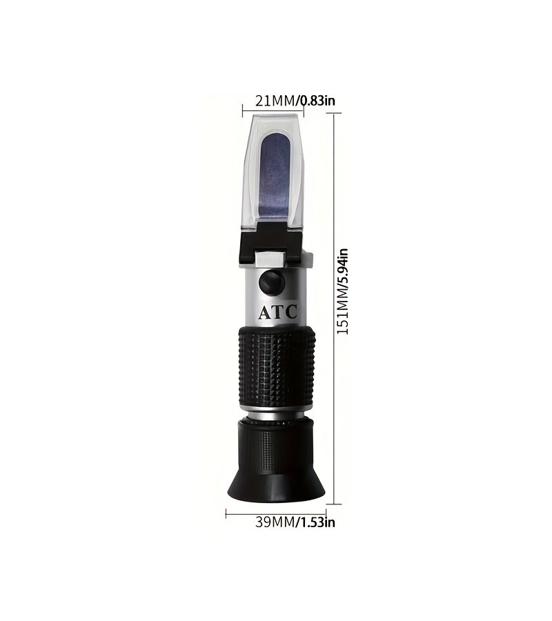 Urea 5 In 1 Refractometer Measures DEF Concentration Windshield Fluid Freezing Point Antifreeze - Image 2