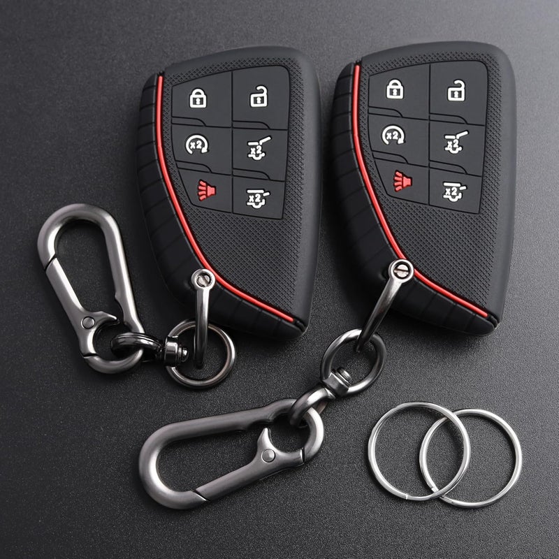 TANDRIVE Key Fob Cover for Chevy Tahoe Suburban GMC Yukon - Image 1