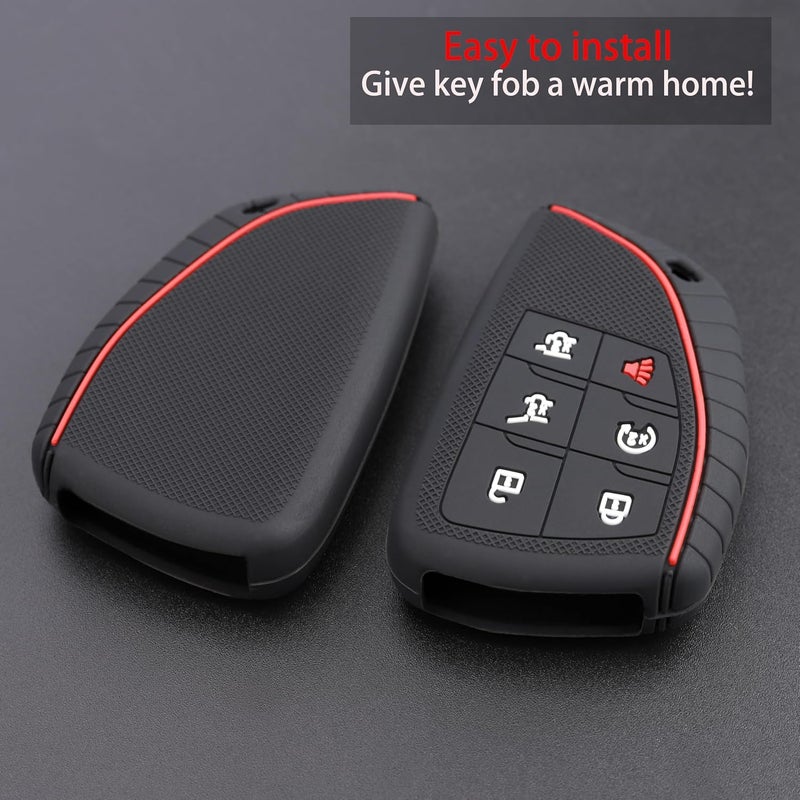 TANDRIVE Key Fob Cover for Chevy Tahoe Suburban GMC Yukon - Image 4
