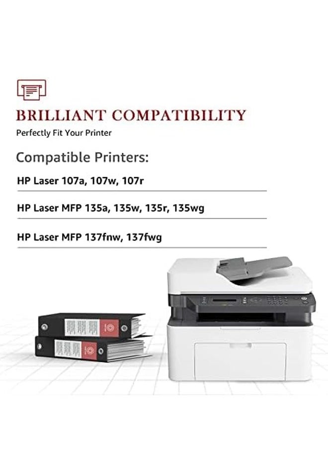 Office Maker Office Maker  W1107A 107A Compatible Toner Cartridge for HP 107A 1072 107W MFP 1352 135W 137NW Printers  - Image 2