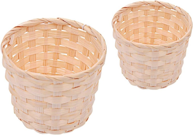12pcs Woven Storage Baskets Set, Large and Small Multi-use Organizers for Room and Home, Sturdy Portable Bins, Fruits, and Household Items - Image 1