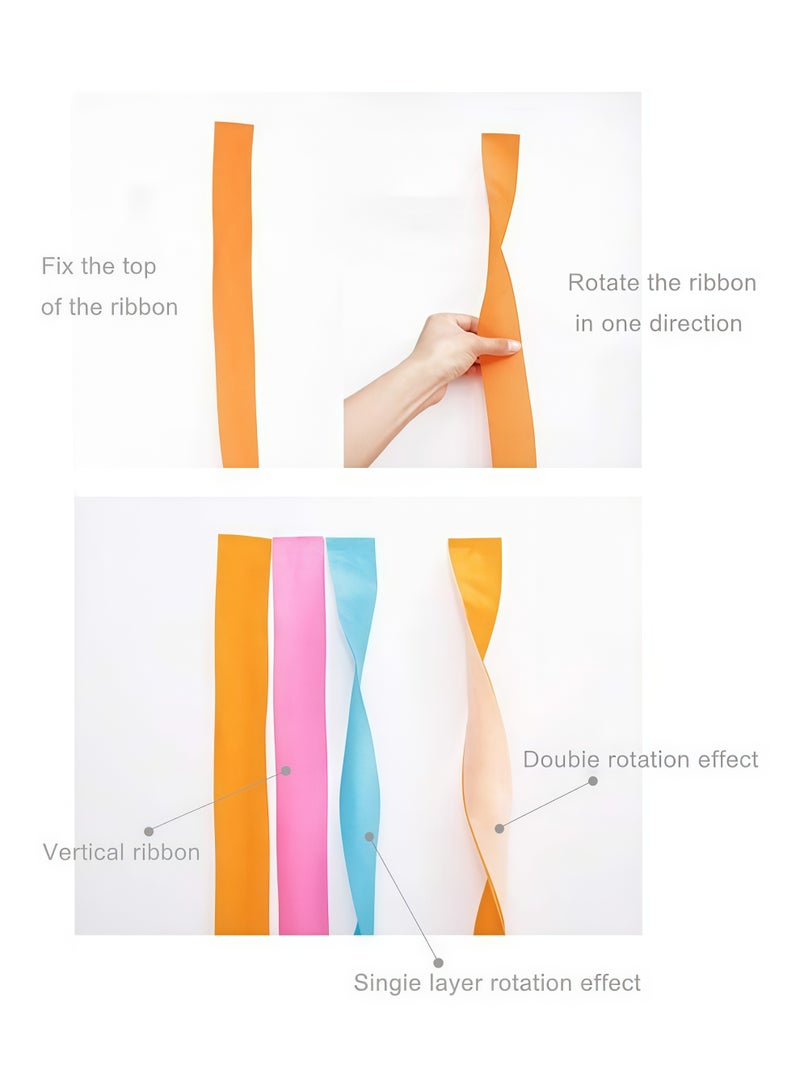 6-Piece Assorted Pastel Colour Paper Roll - Image 4