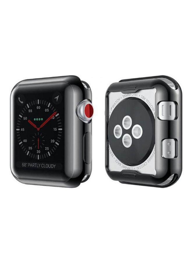 NIBEMINENT - Buit In TPU Screen Protector All-Around Protective Case High Defination Ultra-Thin Cover For Apple Watch 44mm Series 4 And 3, - Image 1