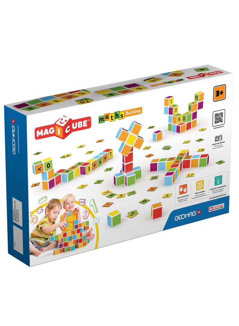 GEOMAG Geomag Magicube Word Building + Clips, Magnetic STEM Toys For Kids, Early Educational Magnetic Building Toys, 79 PCS, Made in Switzerland, 100% Recycled Plastic, Open Ended Toys, Construction Toys - Image 4
