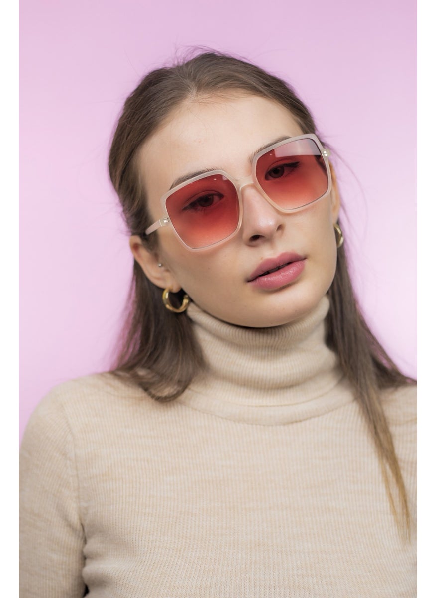 Focus On Clara Matte Crystal Women's Sunglasses  - Image 3