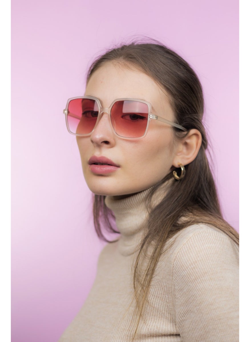 Focus On Clara Matte Crystal Women's Sunglasses  - Image 2