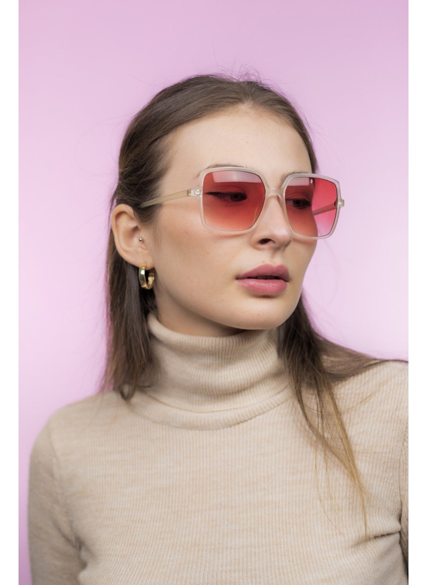 Focus On Clara Matte Crystal Women's Sunglasses  - Image 4