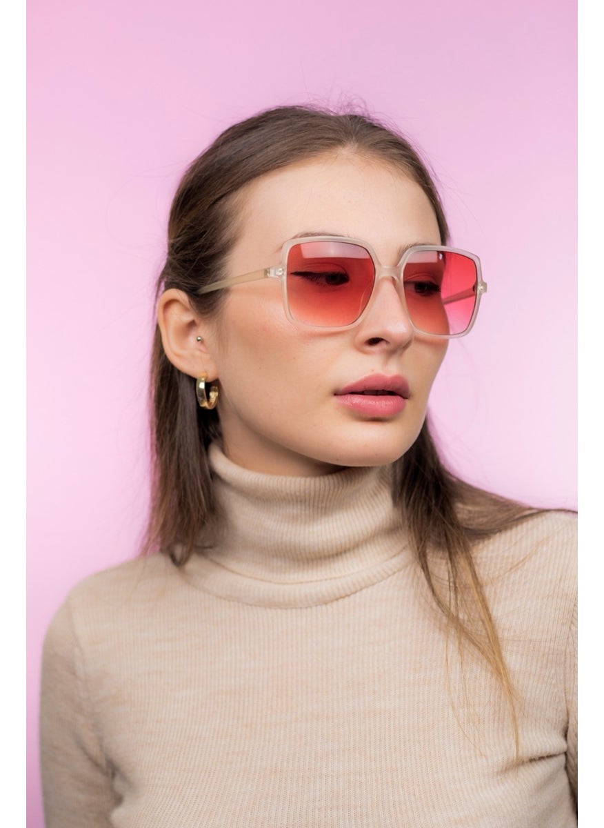 Focus On Clara Matte Crystal Women's Sunglasses  - Image 5