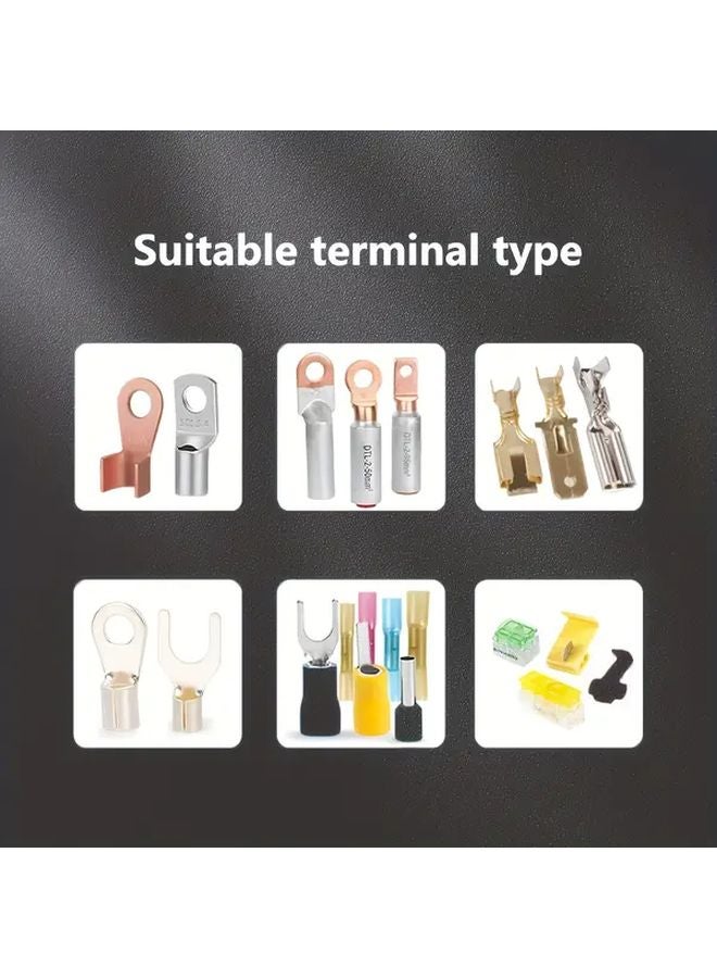 Professional SN 58B Ratchet Crimping Pliers Metal Construction Precision Jaws Industrial Grade Hand Tool - Image 3